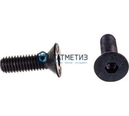 Винт DIN 7991/ISO 10642  М 6 х 40 (10.9) с потай головкой и внутр.шестигранником -  магазин крепежа «ТАТМЕТИЗ»