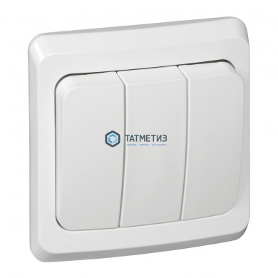 Выключатель 3-кл. СП Этюд 10А бел. SchE BC10-003B -  магазин крепежа «ТАТМЕТИЗ»