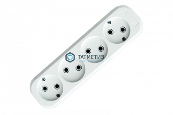 Колодка удлинителя 4-м б/з АВС-пл. UNIVersal E204 | «ТАТМЕТИЗ» Колодка удлинителя 4-м б/з АВС-пл. UNIVersal E204 - магазин крепежа «ТАТМЕТИЗ»