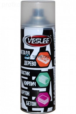Краска аэроз. VESLEE  ЛАК  глянцевый 520 мл. -  магазин крепежа «ТАТМЕТИЗ»