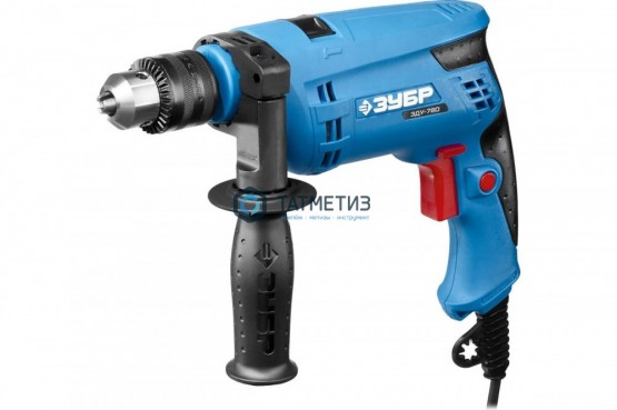 Дрель ЗУБР "ПРОФЕССИОНАЛ" 1100Вт удар, 2скор.,мет корпус редуктора,13мм,ST-16мм/бетон-16мм/дер.-35мм -  магазин крепежа «ТАТМЕТИЗ»