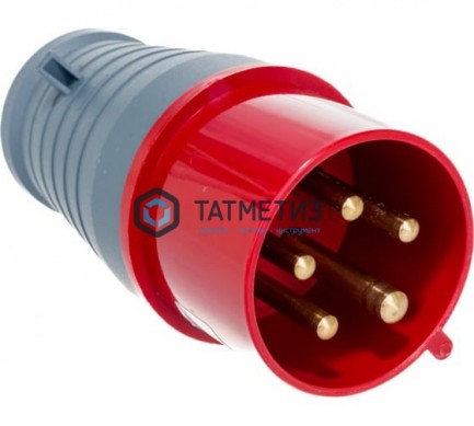 Эл.вилка кабельная 380В, 32А 3Р+N+Е IP44 переносная -  магазин крепежа «ТАТМЕТИЗ»
