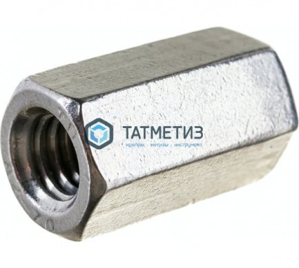 Гайка удлиненная М 6 DIN 6334 нерж А2 -  магазин крепежа «ТАТМЕТИЗ»