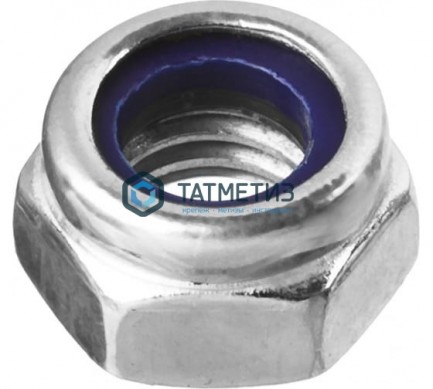 Гайка самоконтр DIN 985, оц М12  (уп 25 кг / 1605 шт)* -  магазин крепежа «ТАТМЕТИЗ»