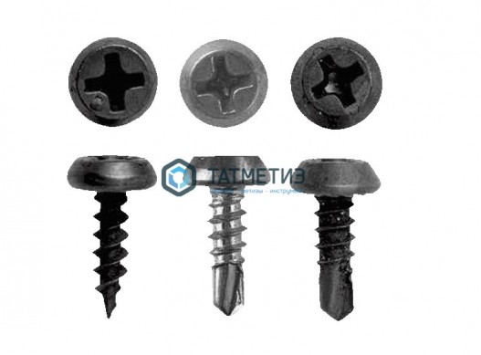 Саморез 3,5х11 остр оксид | «ТАТМЕТИЗ» Саморез 3,5х11 остр оксид - магазин крепежа «ТАТМЕТИЗ»