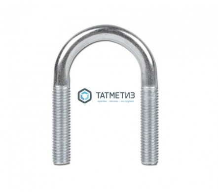 Хомут U-образный d118 (4 ) М12 ТК в комплекте с гайками | «ТАТМЕТИЗ» Хомут U-образный d118 (4 ) М12 ТК в комплекте с гайками - магазин крепежа «ТАТМЕТИЗ»