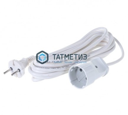 Удлинитель 1х5м УШ-6 без заземл. ПВС 2х0,75 UNIVersal -  магазин крепежа «ТАТМЕТИЗ»