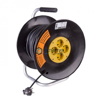 Удлинитель силовой на катушке 4 гнезда с/з 30 м 3х1,5мм², OPTIMA PROCONNECT | «ТАТМЕТИЗ» Удлинитель силовой на катушке 4 гнезда с/з 30 м 3х1,5мм², OPTIMA PROCONNECT - магазин крепежа «ТАТМЕТИЗ»