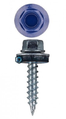 Саморез окрашенный кров. острый 4,8х19 /5002/ (250 шт/уп) ТК | «ТАТМЕТИЗ» Саморез окрашенный кров. острый 4,8х19 /5002/ (250 шт/уп) ТК - магазин крепежа «ТАТМЕТИЗ»