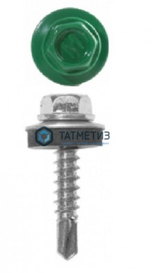 Саморез окраш.кров. 5,5х19 /6029/  (250 шт/уп)  МК -  магазин крепежа «ТАТМЕТИЗ»