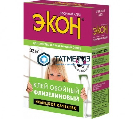 Клей для обоев ЭКОН Флизелин 200г./24 -  магазин крепежа «ТАТМЕТИЗ»