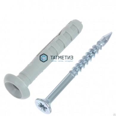 Дюбель-гвоздь  8х 60 гриб (70 шт/уп) КТ -  магазин крепежа «ТАТМЕТИЗ»