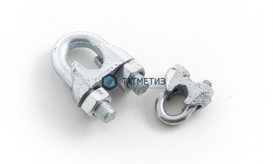 Зажим троса DIN 741 24 | «ТАТМЕТИЗ» Зажим троса DIN 741 24 - магазин крепежа «ТАТМЕТИЗ»