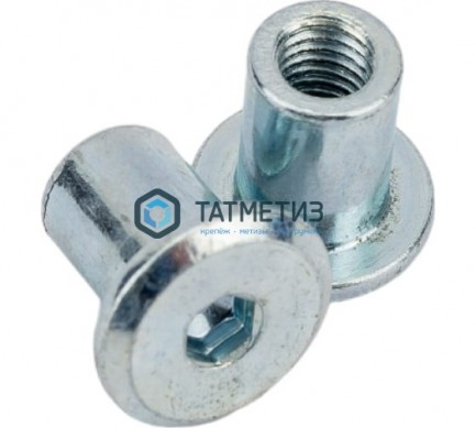 Гайка Эриксона М 8 с плоской головкой | «ТАТМЕТИЗ» Гайка Эриксона М 8 с плоской головкой - магазин крепежа «ТАТМЕТИЗ»