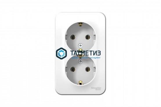 Розетка 2-м СП BLANCA 16А 250В с заземл. бел., без шторок -  магазин крепежа «ТАТМЕТИЗ»