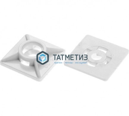 Площадка д/хом 27*27 белая (500 шт/уп.) -  магазин крепежа «ТАТМЕТИЗ»