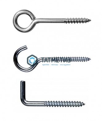 Шуруп-полукольцо 3,5х45 -  магазин крепежа «ТАТМЕТИЗ»