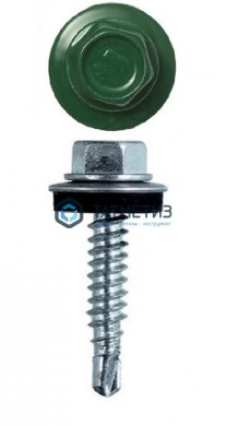 Саморез окраш.кров. 5,5х25 /6005/ DAXMER M (10х250) (св. №3) -  магазин крепежа «ТАТМЕТИЗ»