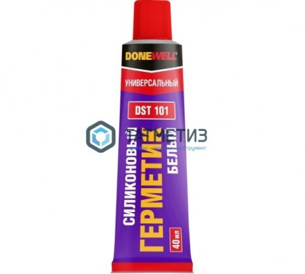 Герметик силиконовый DONEWELL универсальный БЕЛЫЙ 40 мл DST-101/24 | «ТАТМЕТИЗ» Герметик силиконовый DONEWELL универсальный БЕЛЫЙ 40 мл DST-101/24 - магазин крепежа «ТАТМЕТИЗ»