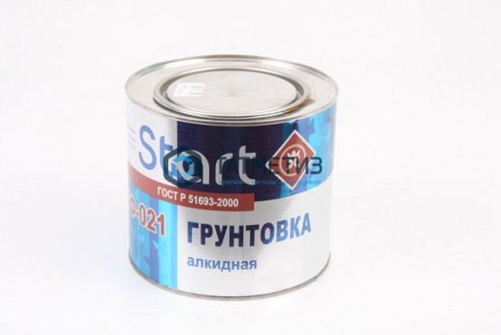 Грунт ГФ-021  СЕРЫЙ  1,8 кг-, СТАРТ /6 -  магазин крепежа «ТАТМЕТИЗ»