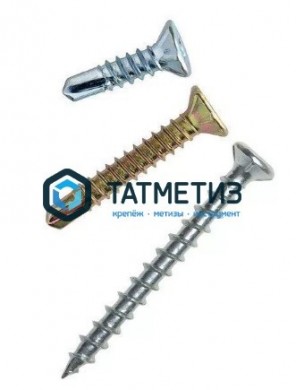 Саморезы оконные 3,9х32 сверло цинк  (10 000 шт/уп) КК -  магазин крепежа «ТАТМЕТИЗ»