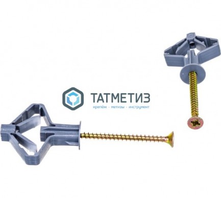 Дюбель Бабочка  8х28  (500 шт/уп) РД -  магазин крепежа «ТАТМЕТИЗ»