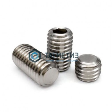 Винт установочный с засверл. концом, внутренний шестигранник ИСО 4029 (ДИН 916) А2 M 4X 8 -  магазин крепежа «ТАТМЕТИЗ»