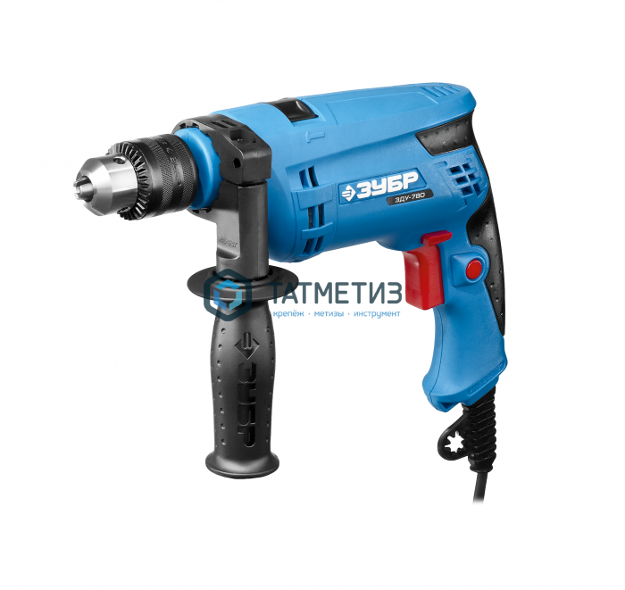 Дрель удар, ЗУБР Профессионал 780 Вт, патрон 13мм, сталь-10мм/бетон-13мм/дер.-20мм, 0-3000 об/мин Дрель удар, ЗУБР Профессионал 780 Вт, патрон 13мм, сталь-10мм/бетон-13мм/дер.-20мм, 0-3000 об/мин