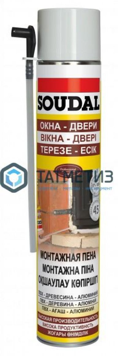 Пена монтажная SOUDAL  300мл /12 -  магазин «ТАТМЕТИЗ»