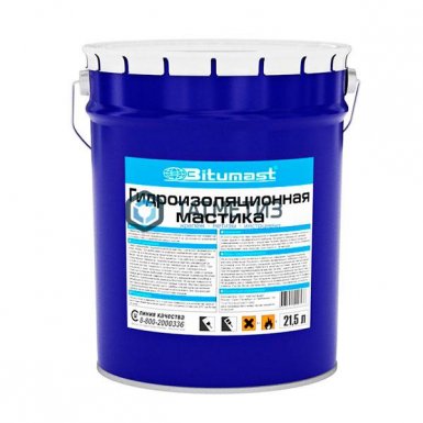 Мастика гидроизоляционная 21,5 л BITUMAST -  магазин «ТАТМЕТИЗ»