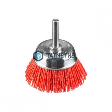 Щетка для дрели чашка  50 мм, нейлоновая проволока с абразивным покрытием, ЗУБР ПРОФ -  магазин «ТАТМЕТИЗ»