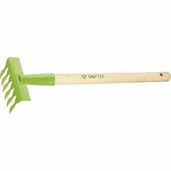 Грабли витые,  6-зубые, 110 мм, с рукояткой 300 мм // СИБРТЕХ Россия -  магазин «ТАТМЕТИЗ»