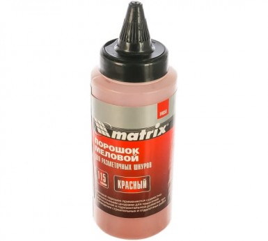 Порошок меловой красный, 115 г, для разметочных шнуров// MATRIX -  магазин крепежа «ТАТМЕТИЗ»