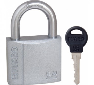 Замок навесной 63мм FUARO 3 ключа -  магазин крепежа «ТАТМЕТИЗ»