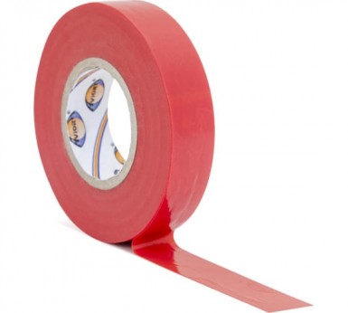 Изолента 15 мм х 20 м, ПВХ красная A -  магазин «ТАТМЕТИЗ»