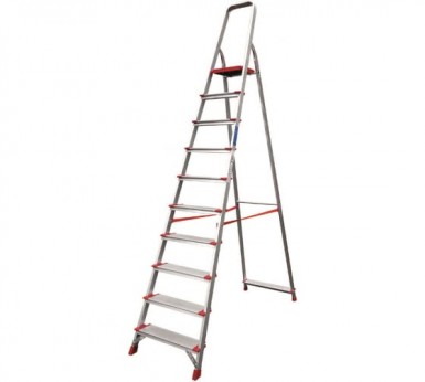Стремянка10 ступеней, алюминиевая, NV -  магазин «ТАТМЕТИЗ»