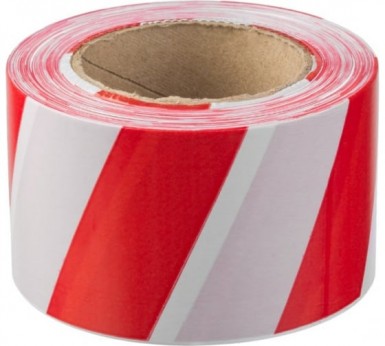 Лента сигнальная, цвет красно-белый, 50мм х 200м, ЗУБР Мастер -  магазин «ТАТМЕТИЗ»