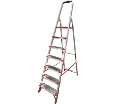 Стремянка 7 ступеней, алюминиевая, шир. ступени 130 мм NV -  магазин «ТАТМЕТИЗ»