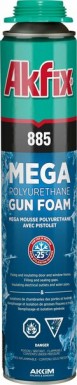 Пена монтажная проф Akfix 885 зимняя 850мл (-25°С) (12) -  магазин «ТАТМЕТИЗ»