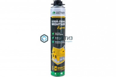 Клей-пена ULTIMA EXPRESS МОНТАЖ монтажно-строительная 750 мл / 12 -  магазин «ТАТМЕТИЗ»