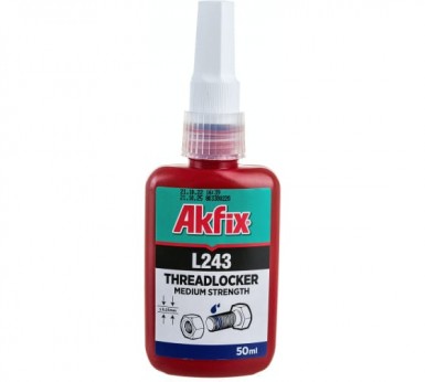 Герметик (фиксатор) резьбовых соединений средняя прочность 50 мл Akfix L243 -  магазин «ТАТМЕТИЗ»
