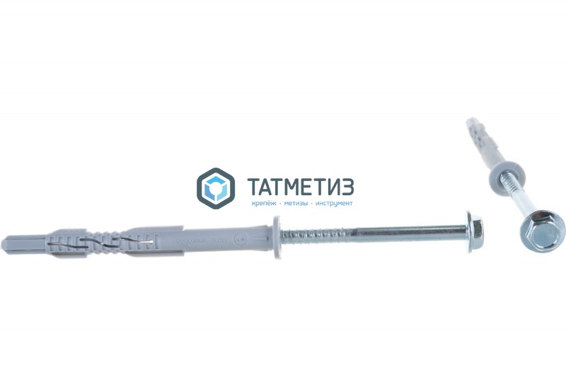 Дюбель фасадный 10х120 с прессшайбой KENNER Profi (50 шт уп) Дюбель фасадный 10х120 с прессшайбой KENNER Profi (50 шт уп)