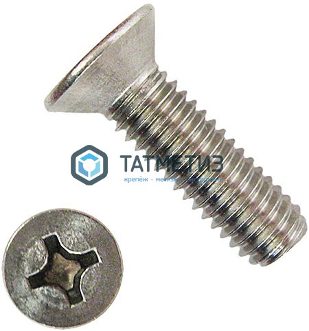 Винт потай DIN 965 А4 М 4х16 Винт потай DIN 965 А4 М 4х16