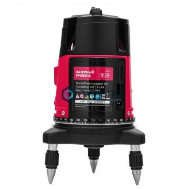 Уровень лазерный CRL-30R, 30 м, красный луч, батарейки, резьба 5/8"// MTX -  магазин крепежа «ТАТМЕТИЗ»