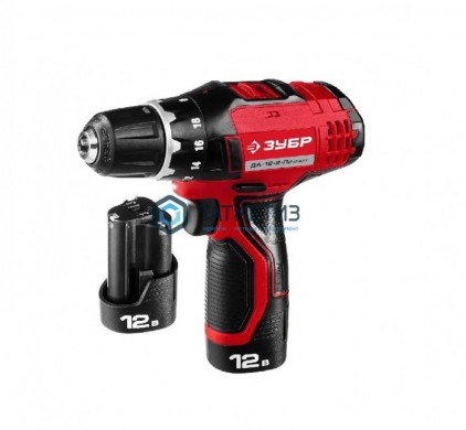 Дрель-шуруповерт 12 В, Li-Ion, 2 АКБ, ЗУБР | «ТАТМЕТИЗ» Дрель-шуруповерт 12 В, Li-Ion, 2 АКБ, ЗУБР - магазин крепежа «ТАТМЕТИЗ»