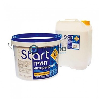 Грунт СТАРТ "Строитель" для нар. и внутр. работ 5л / 4 -  магазин крепежа «ТАТМЕТИЗ»
