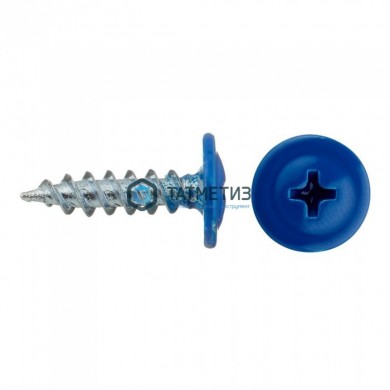 Саморез п/ш сверло 4,2x19 RAL 5002 | «ТАТМЕТИЗ» Саморез п/ш сверло 4,2x19 RAL 5002 - магазин крепежа «ТАТМЕТИЗ»
