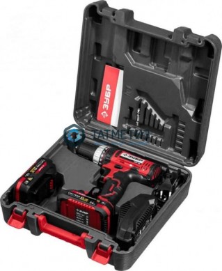 Дрель-шуруповерт 18 В, 2 АКБ (2Ач), в кейсе, ЗУБР -  магазин крепежа «ТАТМЕТИЗ»