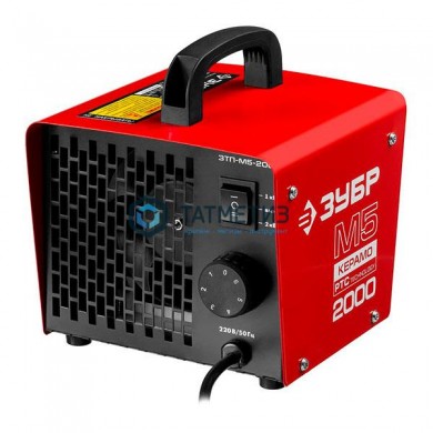 Пушка тепловая М5-Керамо, ЗУБР керамический нагревательный элемент, рег темп., 2 режима работы, 220В -  магазин крепежа «ТАТМЕТИЗ»