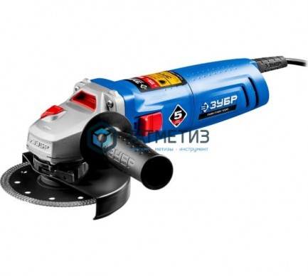 УШМ ЗУБР 125 мм, 1000 Вт, серия Профессионал | «ТАТМЕТИЗ» УШМ ЗУБР 125 мм, 1000 Вт, серия Профессионал - магазин крепежа «ТАТМЕТИЗ»
